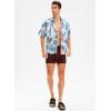 imageG Gradual Mens Swimsuit Trunks with Zipper Pockets Quick Dry Swimwear Bathing Suit Swim Briefs Board Shorts for MenWine