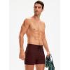 imageG Gradual Mens Swimsuit Trunks with Zipper Pockets Quick Dry Swimwear Bathing Suit Swim Briefs Board Shorts for MenWine
