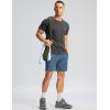 imageG Gradual Mens Workout Shorts with Zipper Pockets 7 Lightweight Quick Dry Athletic Gym Running Shorts for MenBlue