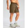 imageG Gradual Mens Workout Shorts with Zipper Pockets 7 Lightweight Quick Dry Athletic Gym Running Shorts for MenZbrown