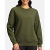 imageG Gradual Sherpa Sweatshirt for Women Fleece Sweatshirts Crewneck Pullover Warm Sweaters for WinterArmy Green
