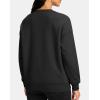 imageG Gradual Sherpa Sweatshirt for Women Fleece Sweatshirts Crewneck Pullover Warm Sweaters for WinterBlack