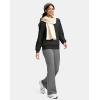 imageG Gradual Sherpa Sweatshirt for Women Fleece Sweatshirts Crewneck Pullover Warm Sweaters for WinterBlack