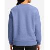imageG Gradual Sherpa Sweatshirt for Women Fleece Sweatshirts Crewneck Pullover Warm Sweaters for WinterHeather Blue Grey
