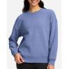 imageG Gradual Sherpa Sweatshirt for Women Fleece Sweatshirts Crewneck Pullover Warm Sweaters for WinterHeather Blue Grey