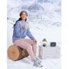 imageG Gradual Sherpa Sweatshirt for Women Fleece Sweatshirts Crewneck Pullover Warm Sweaters for WinterHeather Blue Grey
