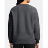 imageG Gradual Sherpa Sweatshirt for Women Fleece Sweatshirts Crewneck Pullover Warm Sweaters for WinterHeather Dark Grey