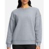 imageG Gradual Sherpa Sweatshirt for Women Fleece Sweatshirts Crewneck Pullover Warm Sweaters for WinterHeather Light Grey