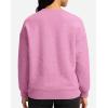 imageG Gradual Sherpa Sweatshirt for Women Fleece Sweatshirts Crewneck Pullover Warm Sweaters for WinterHeather Pink Grey