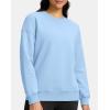 imageG Gradual Sherpa Sweatshirt for Women Fleece Sweatshirts Crewneck Pullover Warm Sweaters for WinterLight Blue