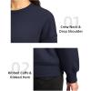imageG Gradual Sherpa Sweatshirt for Women Fleece Sweatshirts Crewneck Pullover Warm Sweaters for WinterNavy