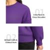 imageG Gradual Sherpa Sweatshirt for Women Fleece Sweatshirts Crewneck Pullover Warm Sweaters for WinterPurple