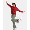imageG Gradual Sherpa Sweatshirt for Women Fleece Sweatshirts Crewneck Pullover Warm Sweaters for WinterRed