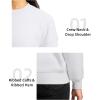 imageG Gradual Sherpa Sweatshirt for Women Fleece Sweatshirts Crewneck Pullover Warm Sweaters for WinterWhite