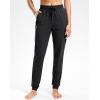 imageG Gradual Womens 30quot32quot34quot Inseam Tall Sweatpants Cotton Joggers with Zipper Pockets Yoga Lounge Athletic Pants for WomenBlack