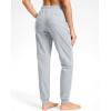 imageG Gradual Womens 30quot32quot34quot Inseam Tall Sweatpants Cotton Joggers with Zipper Pockets Yoga Lounge Athletic Pants for WomenLight Grey