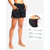 imageG Gradual Womens 3quot High Waisted Swim Board Shorts with Pockets Quick Dry Swimsuit Bottoms Bathing Suit for Women with LinerGrey Camo