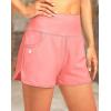 imageG Gradual Womens 3quot High Waisted Swim Board Shorts with Pockets Quick Dry Swimsuit Bottoms Bathing Suit for Women with LinerHyper Pink