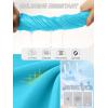 imageG Gradual Womens 3quot High Waisted Swim Board Shorts with Pockets Quick Dry Swimsuit Bottoms Bathing Suit for Women with LinerSky Blue