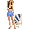 imageG Gradual Womens 3quot High Waisted Swim Board Shorts with Pockets Quick Dry Swimsuit Bottoms Bathing Suit for Women with LinerSun Flower