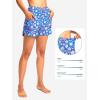 imageG Gradual Womens 3quot High Waisted Swim Board Shorts with Pockets Quick Dry Swimsuit Bottoms Bathing Suit for Women with LinerSun Flower