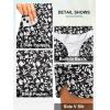 imageG Gradual Womens 3quot High Waisted Swim Board Shorts with Pockets Quick Dry Swimsuit Bottoms Bathing Suit for Women with LinerWhite Flower