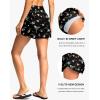 imageG Gradual Womens 4 High Waisted Swim Board Shorts Quick Dry Swimming Bathing Suit Bottoms for Women with Pockets LinerBlack Floral