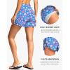 imageG Gradual Womens 4 High Waisted Swim Board Shorts Quick Dry Swimming Bathing Suit Bottoms for Women with Pockets LinerBlue Flower