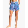 imageG Gradual Womens 4 High Waisted Swim Board Shorts Quick Dry Swimming Bathing Suit Bottoms for Women with Pockets LinerBlue Flower