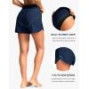 imageG Gradual Womens 4 High Waisted Swim Board Shorts Quick Dry Swimming Bathing Suit Bottoms for Women with Pockets LinerDark Blue