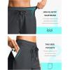 imageG Gradual Womens 4 High Waisted Swim Board Shorts Quick Dry Swimming Bathing Suit Bottoms for Women with Pockets LinerDark Grey