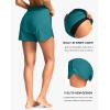 imageG Gradual Womens 4 High Waisted Swim Board Shorts Quick Dry Swimming Bathing Suit Bottoms for Women with Pockets LinerLake Blue