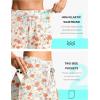 imageG Gradual Womens 4 High Waisted Swim Board Shorts Quick Dry Swimming Bathing Suit Bottoms for Women with Pockets LinerOrange Flower