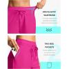 imageG Gradual Womens 4 High Waisted Swim Board Shorts Quick Dry Swimming Bathing Suit Bottoms for Women with Pockets LinerRosy