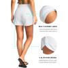 imageG Gradual Womens 4 High Waisted Swim Board Shorts Quick Dry Swimming Bathing Suit Bottoms for Women with Pockets LinerWhite