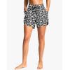 imageG Gradual Womens 4 High Waisted Swim Board Shorts Quick Dry Swimming Bathing Suit Bottoms for Women with Pockets LinerWhite Flower