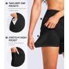 imageG Gradual Womens 5quot High Waisted Swim Board Shorts Quick Dry UPF 50 Swimming Beach Shorts for Women with Liner PocketsBlack