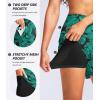 imageG Gradual Womens 5quot High Waisted Swim Board Shorts Quick Dry UPF 50 Swimming Beach Shorts for Women with Liner PocketsLeaf