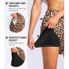 imageG Gradual Womens 5quot High Waisted Swim Board Shorts Quick Dry UPF 50 Swimming Beach Shorts for Women with Liner PocketsLeopard