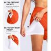 imageG Gradual Womens 5quot High Waisted Swim Board Shorts Quick Dry UPF 50 Swimming Beach Shorts for Women with Liner PocketsOrange