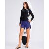 imageG Gradual Womens 5quot High Waisted Swim Board Shorts Quick Dry UPF 50 Swimming Beach Shorts for Women with Liner PocketsPurple