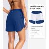 imageG Gradual Womens 5quot High Waisted Swim Board Shorts Quick Dry UPF 50 Swimming Beach Shorts for Women with Liner PocketsRoyal Blue