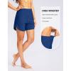imageG Gradual Womens 5quot High Waisted Swim Board Shorts Quick Dry UPF 50 Swimming Beach Shorts for Women with Liner PocketsRoyal Blue
