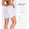 imageG Gradual Womens 5quot High Waisted Swim Board Shorts Quick Dry UPF 50 Swimming Beach Shorts for Women with Liner PocketsWhite