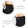 imageG Gradual Womens 7quot High Waisted Swim Board Shorts with Pockets Quick Dry Beach Swimming Shorts for Women with LinerBlack