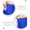 imageG Gradual Womens 7quot High Waisted Swim Board Shorts with Pockets Quick Dry Beach Swimming Shorts for Women with LinerBlue