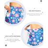 imageG Gradual Womens 7quot High Waisted Swim Board Shorts with Pockets Quick Dry Beach Swimming Shorts for Women with LinerBlue Flower