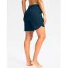 imageG Gradual Womens 7quot High Waisted Swim Board Shorts with Pockets Quick Dry Beach Swimming Shorts for Women with LinerDark Blue