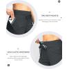 imageG Gradual Womens 7quot High Waisted Swim Board Shorts with Pockets Quick Dry Beach Swimming Shorts for Women with LinerDark Grey