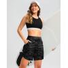imageG Gradual Womens 7quot High Waisted Swim Board Shorts with Pockets Quick Dry Beach Swimming Shorts for Women with LinerGrey Camo